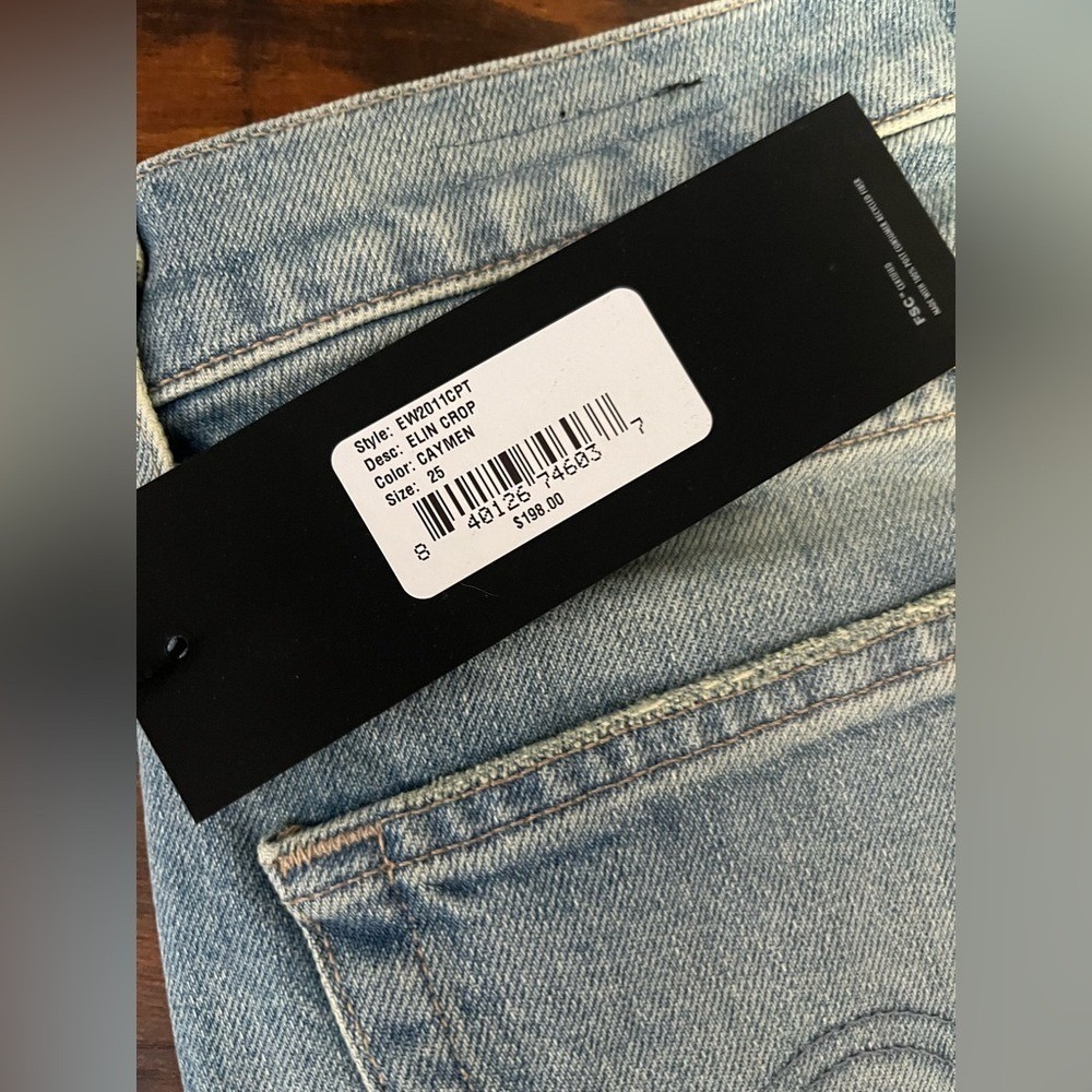 EDWIN Elin Straight‎ Crop Jeans 25 color is Cayman luxury jeans fun and casual - Picture 4 of 7